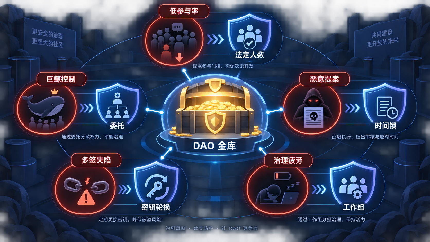 DAO 的主要治理风险与防护措施