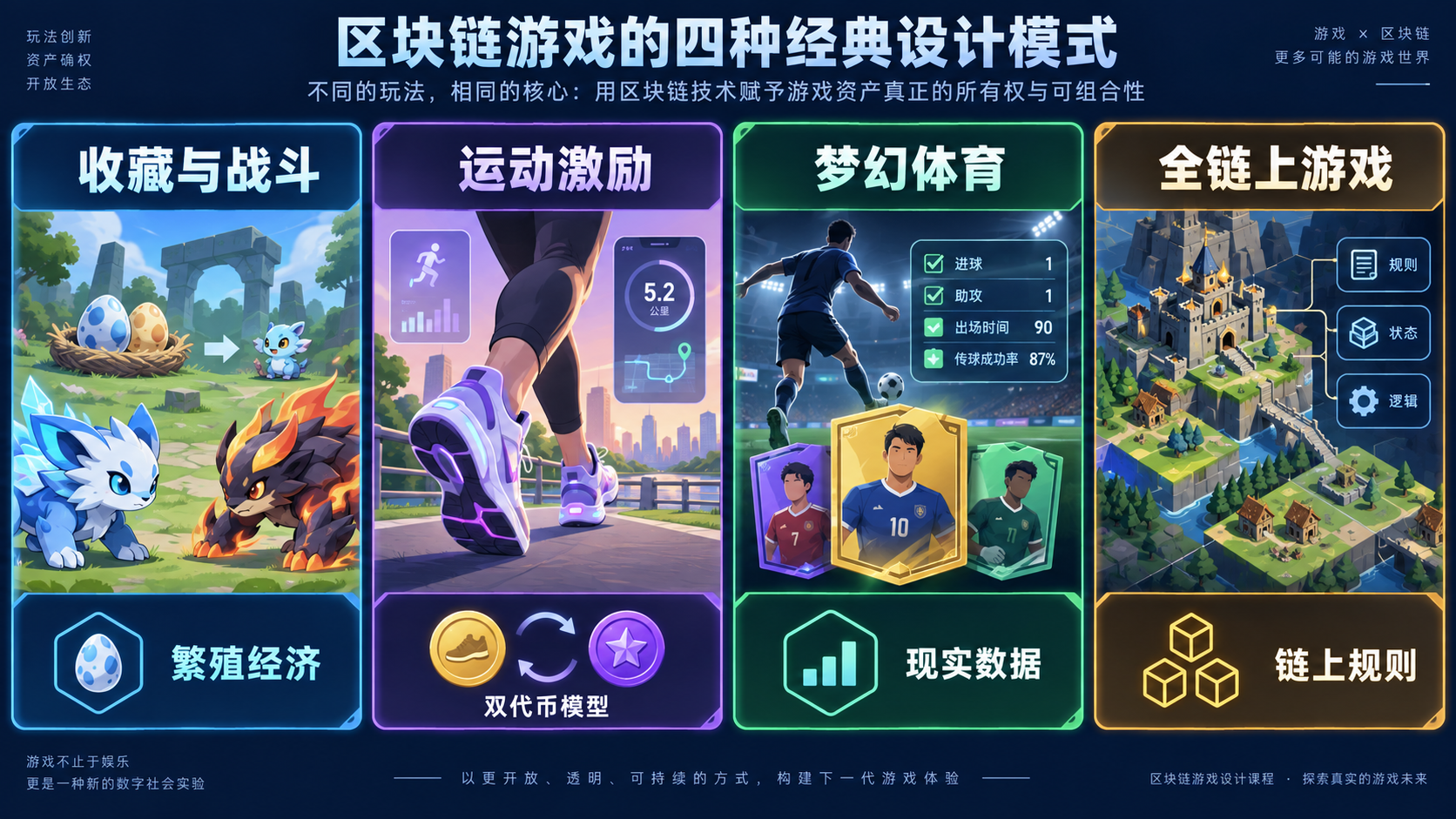 区块链游戏的四种典型设计模式