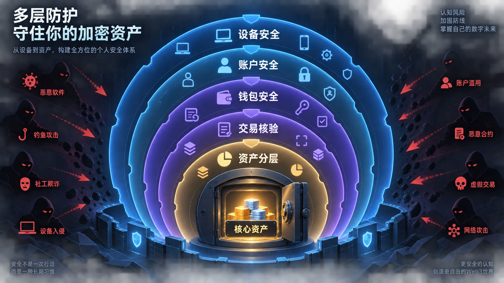 个人数字资产的多层安全体系
